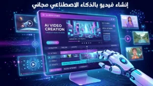 إنشاء فيديو بالذكاء الاصطناعي مجاني