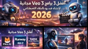 إنشاء فيديو بالذكاء الاصطناعي مجاني Veo3