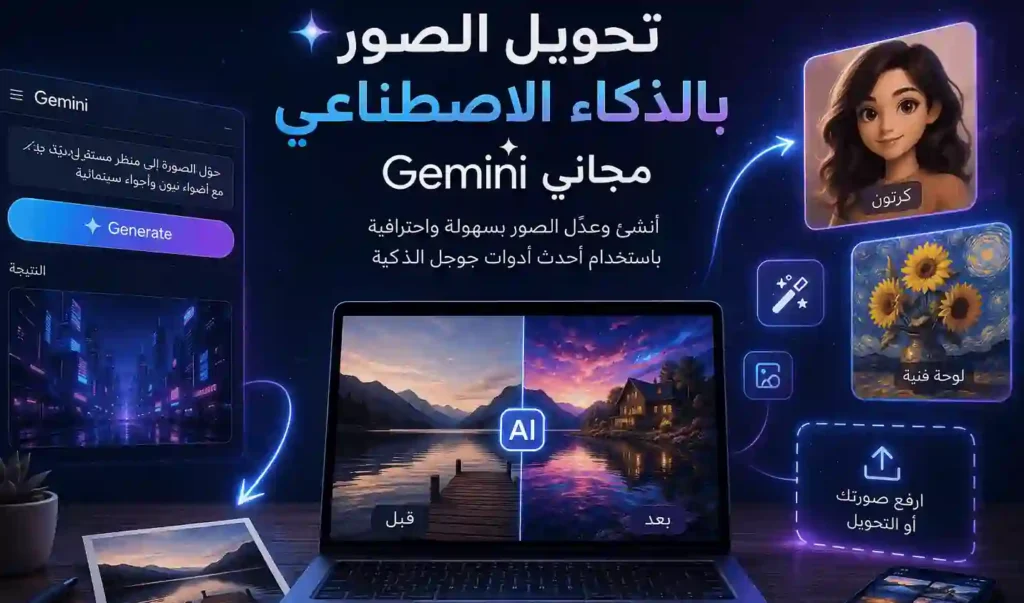 تحويل الصور بالذكاء الاصطناعي