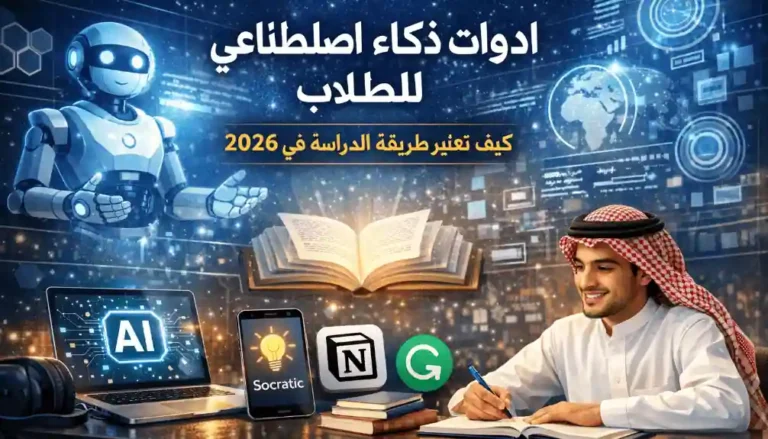 ادوات ذكاء اصطناعي للطلاب
